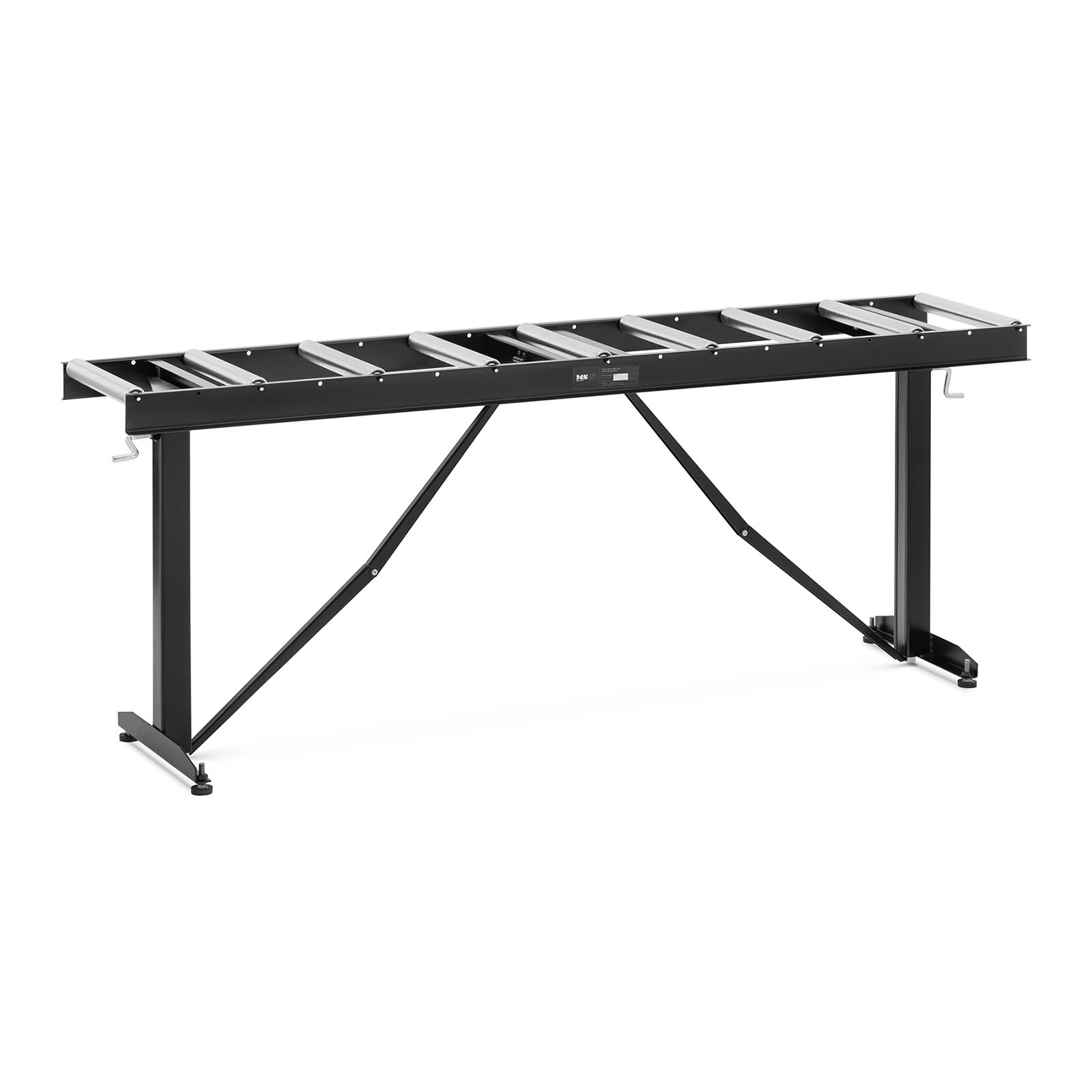 Valčekový dopravník - 200 kg - 167 x 35 cm - počet koliesok: 9 - výškovo nastaviteľný