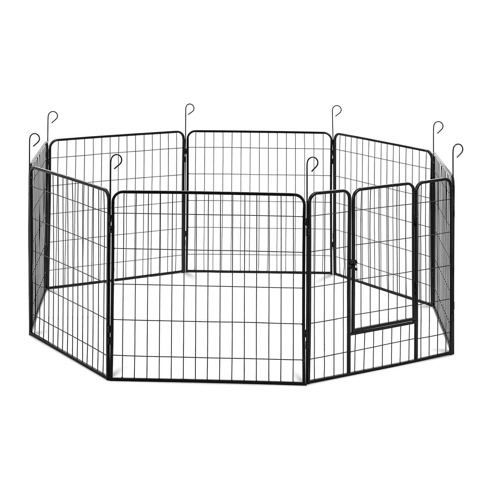 Výbeh pre šteniatka – s dvierkami – 8 modulárnych segmentov – do interiéru aj exteriéru